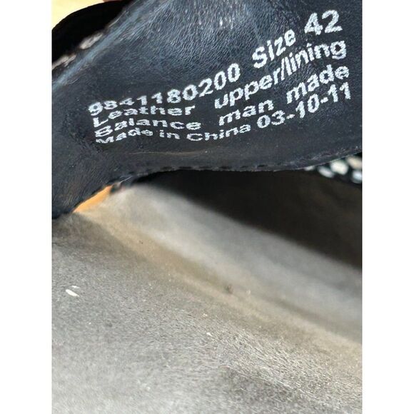 Dansko Sophie Metallic Polka Dot Double Strap Sandals Womens Size 42 - Picture 7 of 8